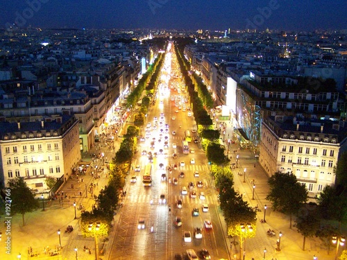 champs elysees à paris
