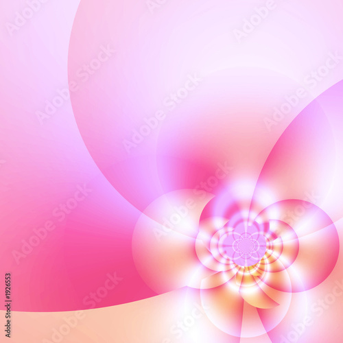 abstract stylish flower