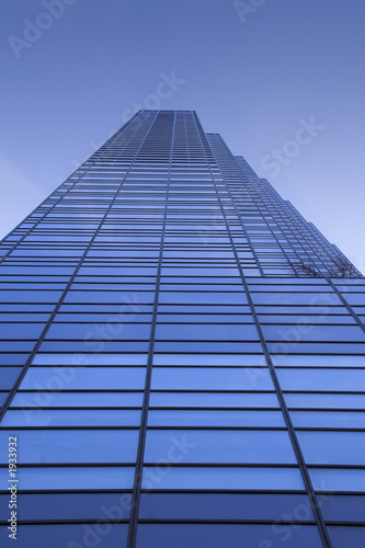 blue skyscraper