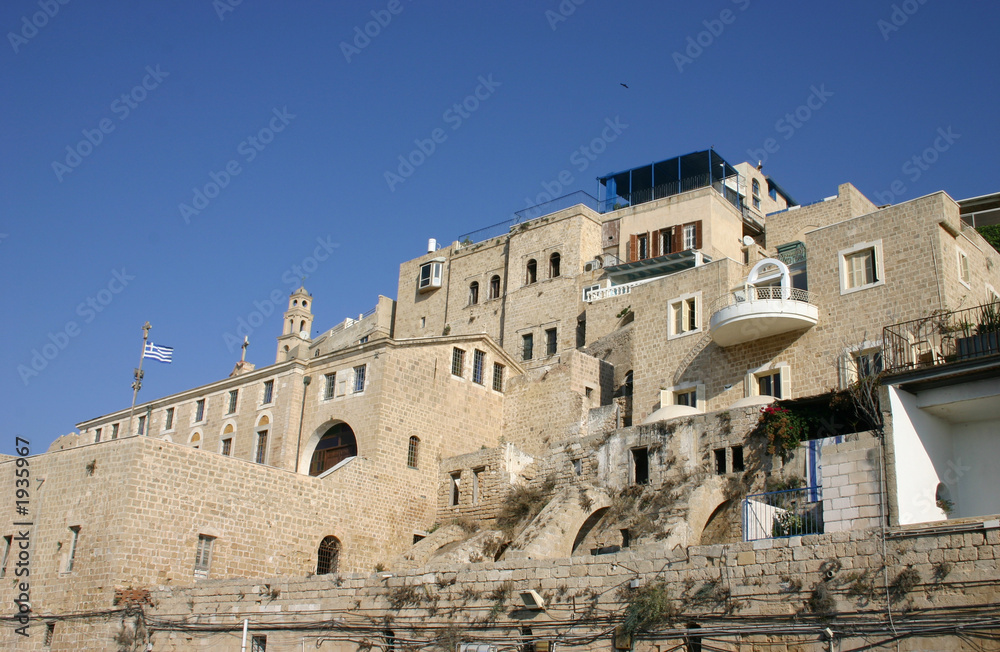 old jaffa (yaffo) port - view from the sea