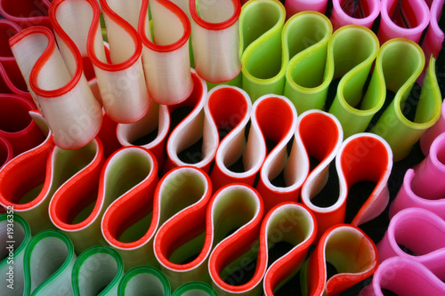 ribbon candy abstract