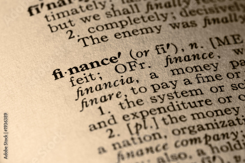 the word finance
