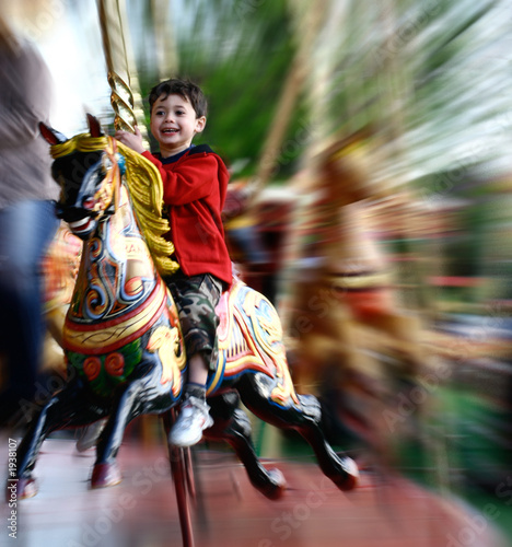 going round and round on a steam.