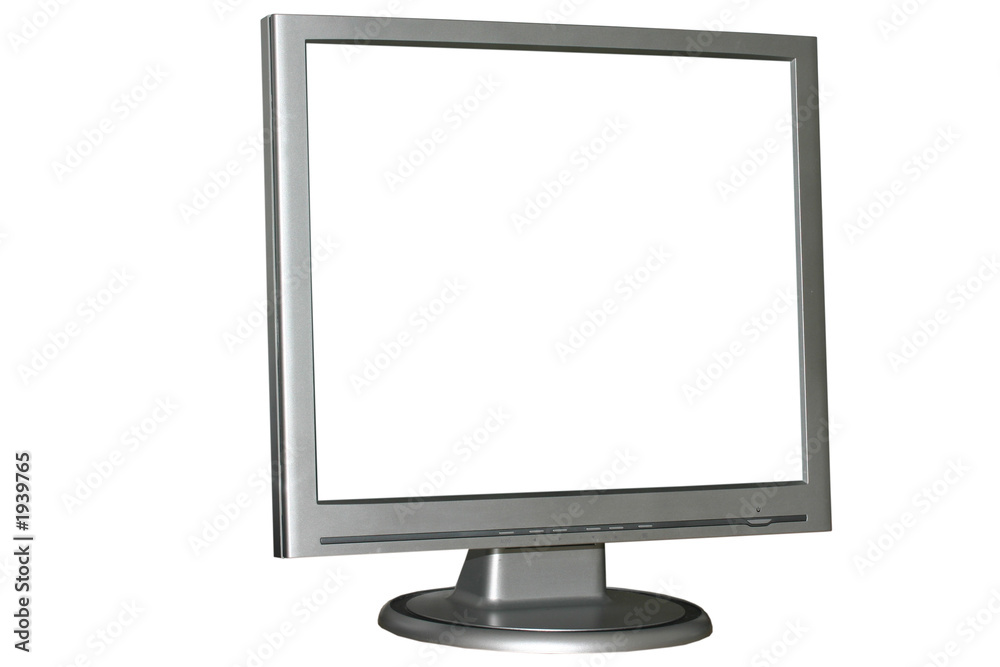 isolated lcd monitor isolated lcd monitor