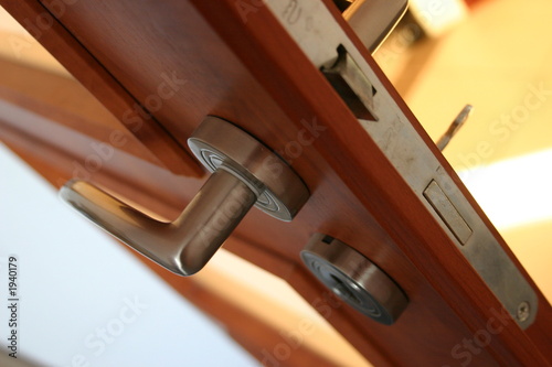 door handle and lock