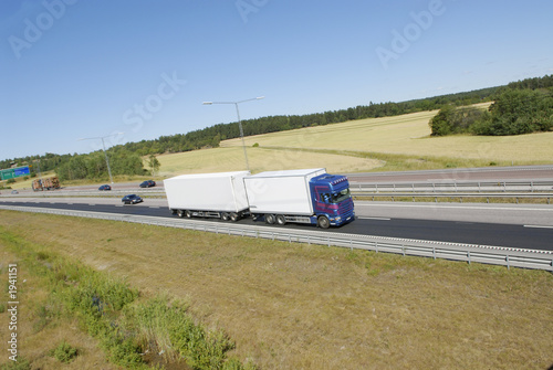 lorry on the move photo
