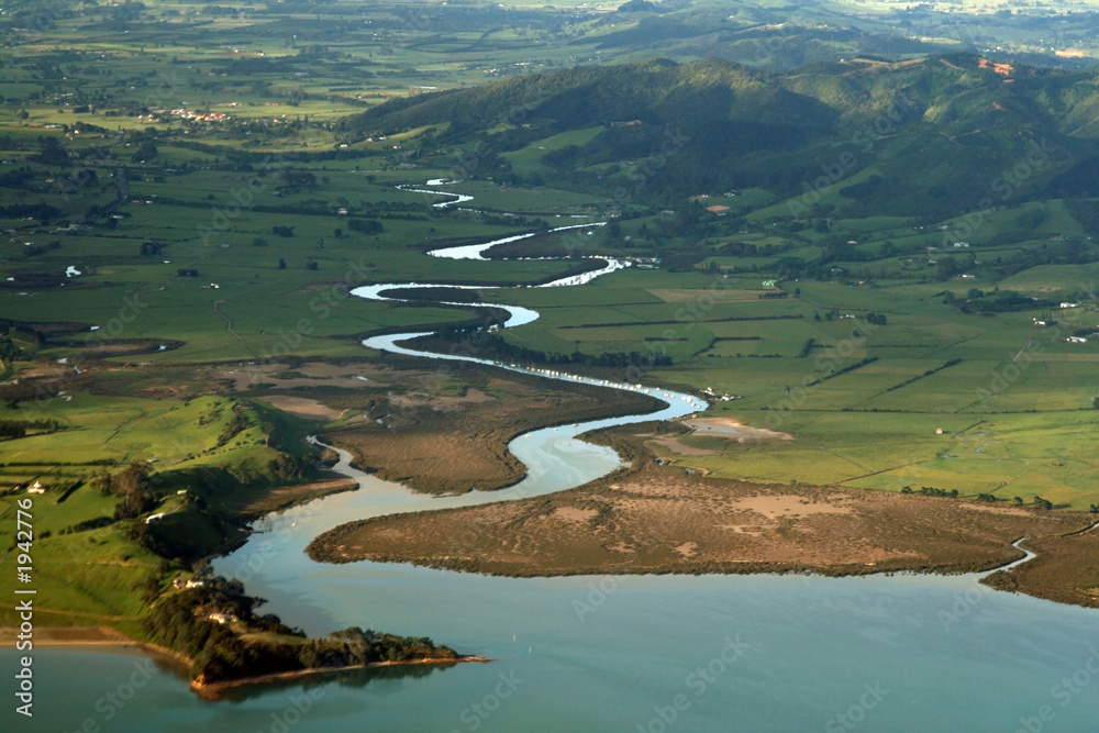 sinuous river