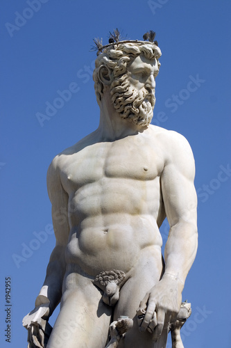 neptune statue in piazza dei signori