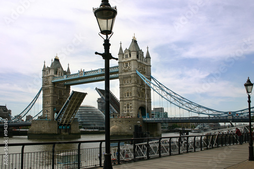 the open tower bridge - london - england