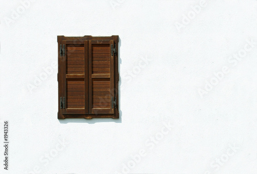 window on white