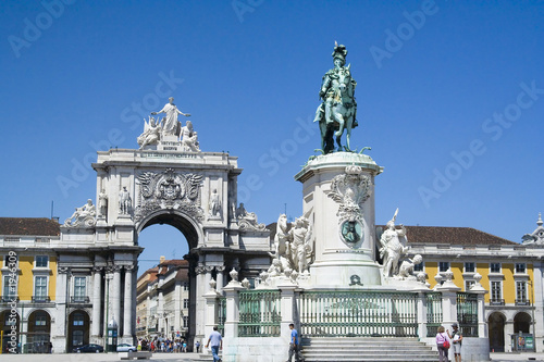 commerce square in lisbon, portugal