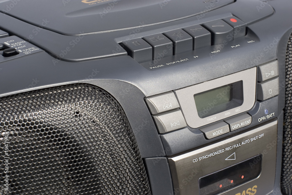 Fototapeta premium boom box closeup