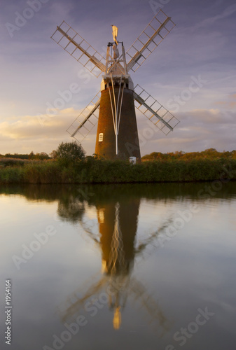 windmill across the reeds
