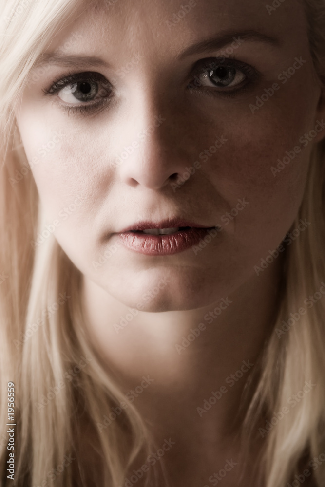 very close portrait