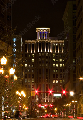orlando city hall at night