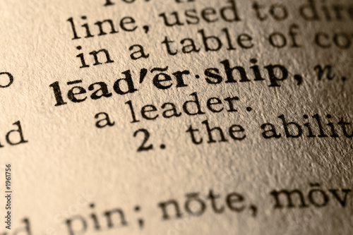 the word leadership