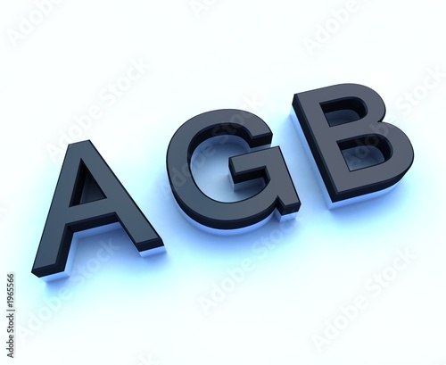 agb 3d sign