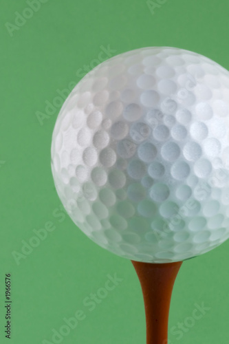 teeing off