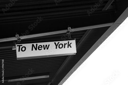 new york sign