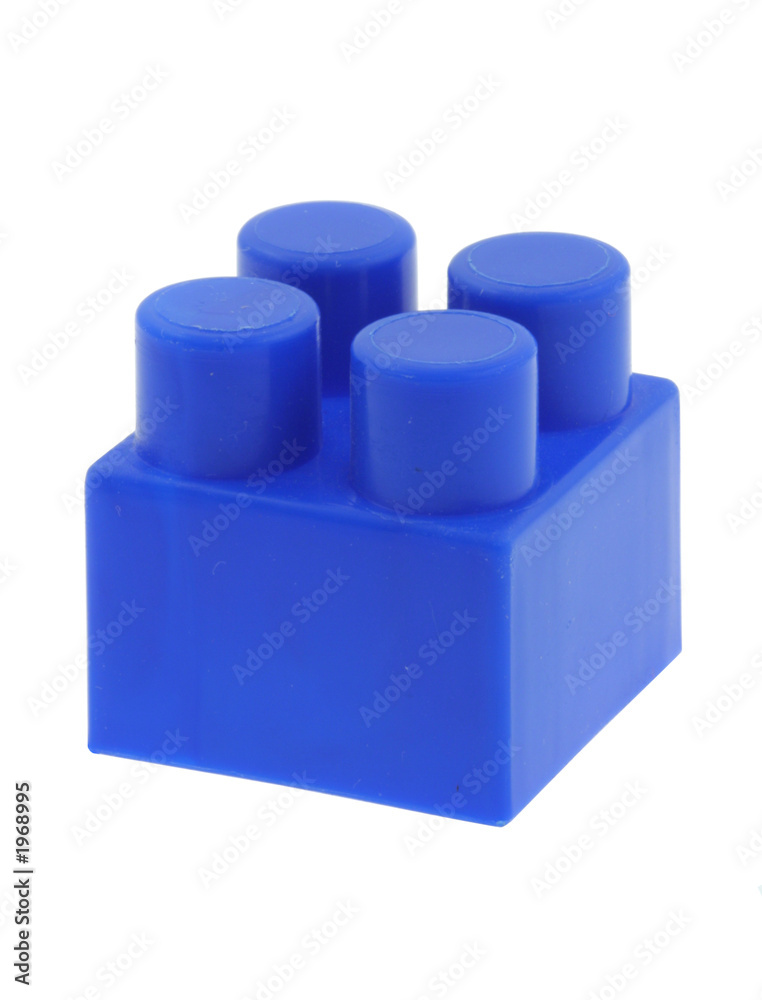 blue building block - no trademarks blue building block - no trademarks