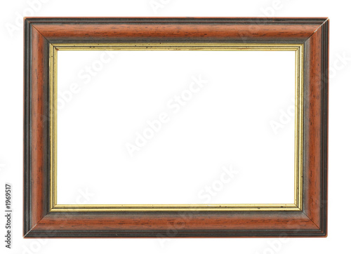 wooden frame with an inner gilded rim