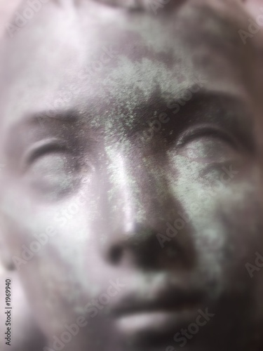 haunted ghost like face of boy