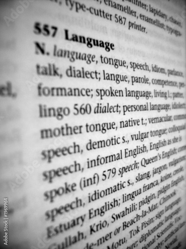 Foto definition of language