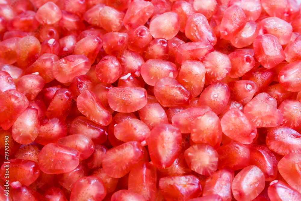 close-up of juicy pomegranate seeds close-up of juicy pomegranate seeds