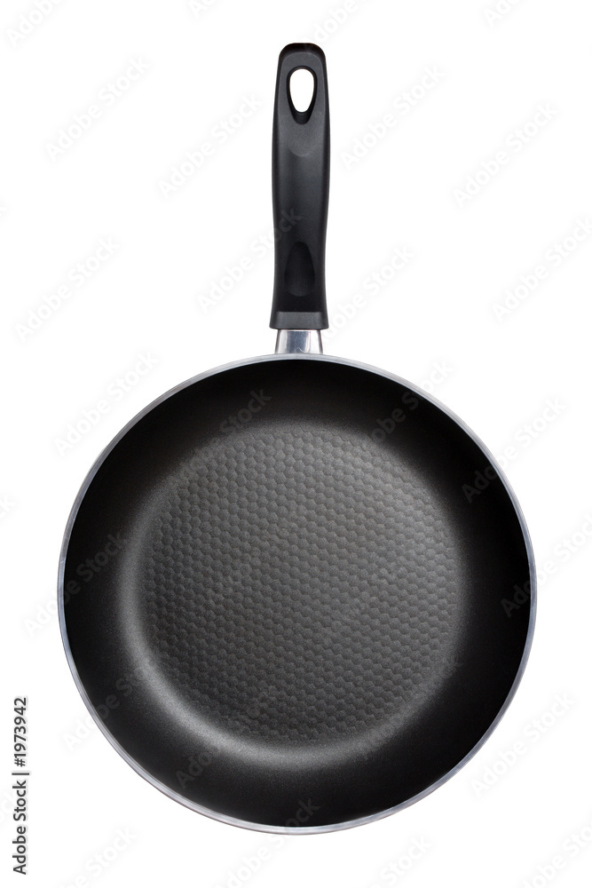 fry pan isolated on a white background fry pan isolated on a white background