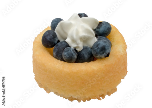 Vászonkép blueberry shortcake