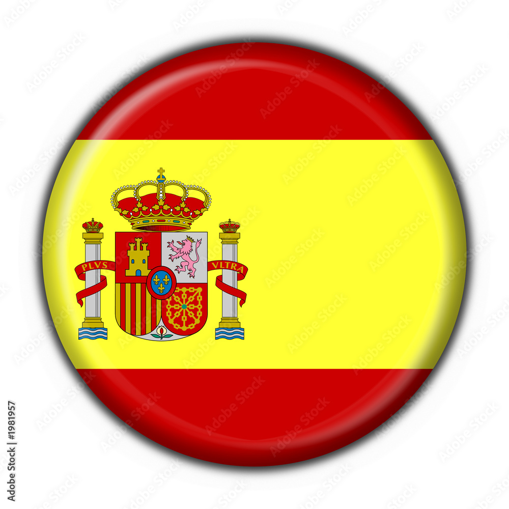 bottone bandiera spagnola - spain flag bottone bandiera spagnola - spain flag