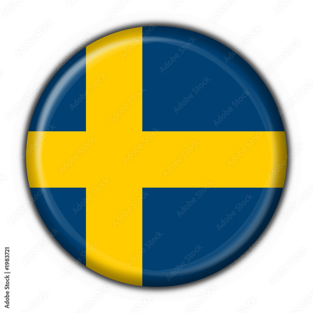 bottone bandiera svedese - sweden flag bottone bandiera svedese - sweden flag