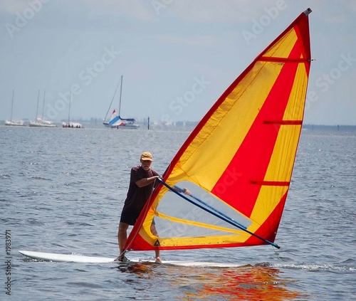 biscayne bay windsurfer
