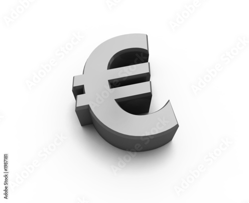 euro 3d sign