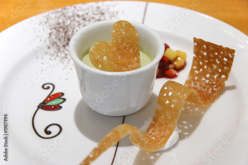 green tea parfait