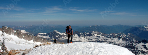 arrivée sur le toit des pyrénées