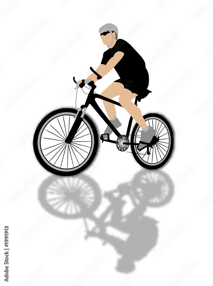 Obraz premium biker illustration