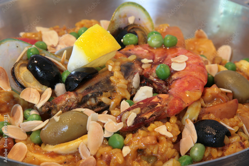 seafood paella seafood paella