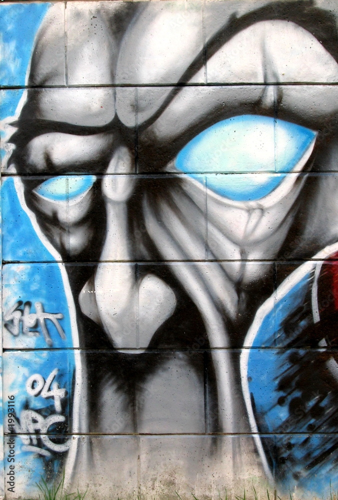 Obraz premium głowa graffiti