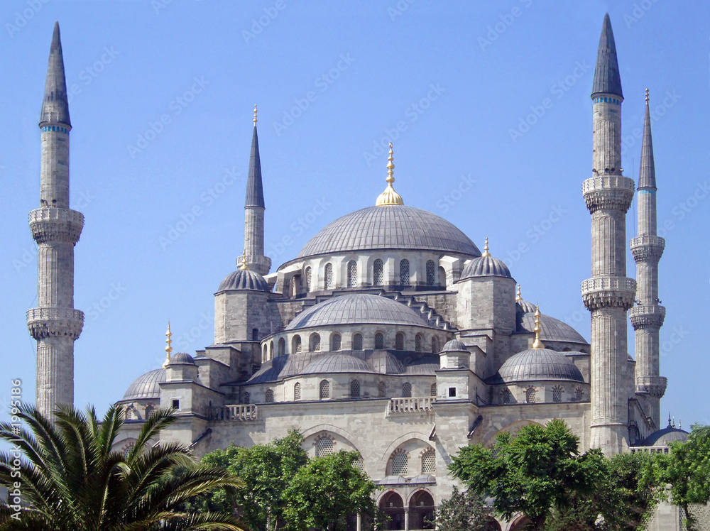 Obraz premium blue mosque