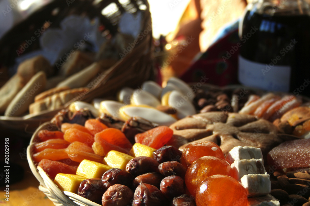Fotografie les treize desserts de noël en provence