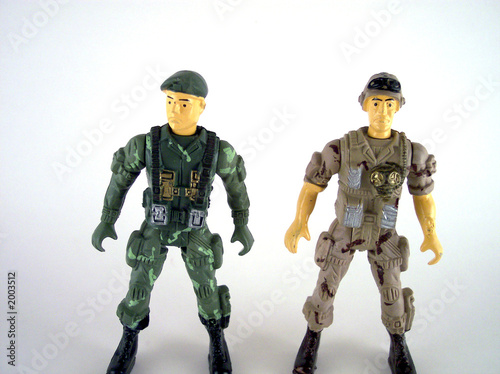 two military guy toys