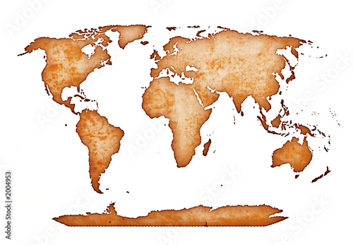 world map photo