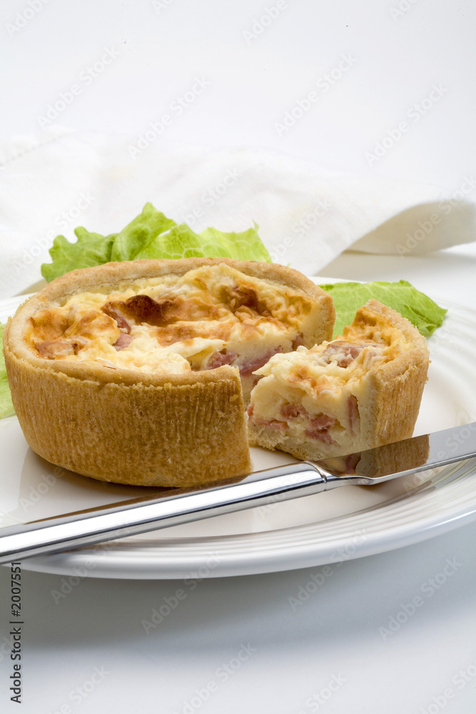 close up of quiche close up of quiche