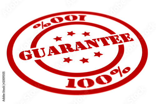 guarantee label