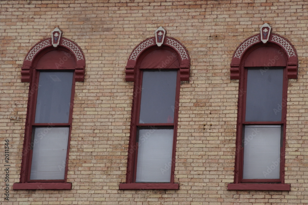 Obraz premium vintage building windows