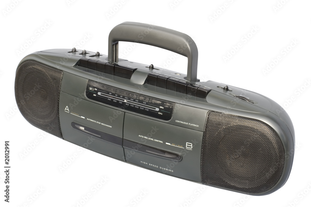 Fototapeta premium black boom box