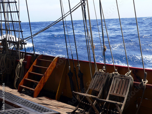 main deck and ocean photo