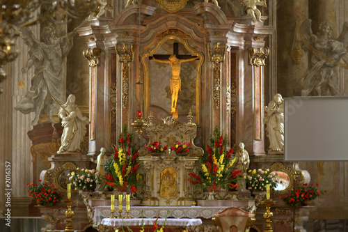 Billede på lærred altar