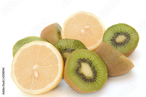 lemons and kiwi fruit